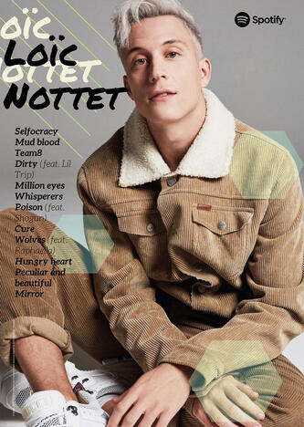 Affiche Spotify - Loïc Nottet